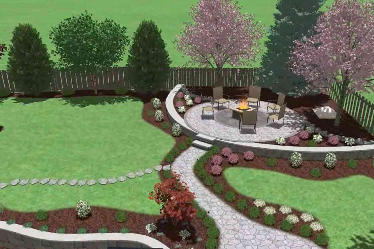 Landscape Design in Pelham project 1