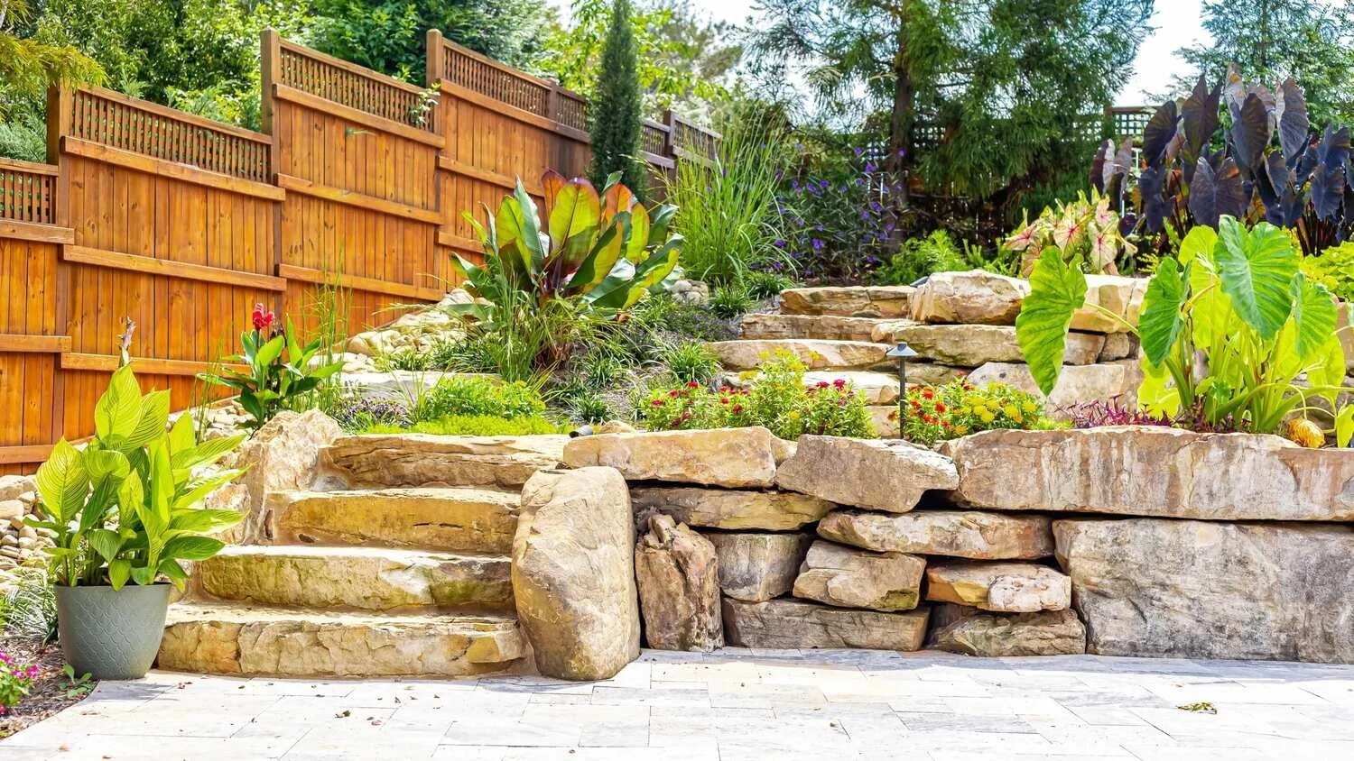 Retaining Wall Installation in Alabaster project 8